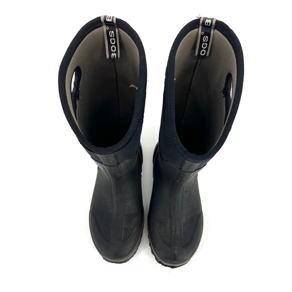 Bogs Black Women's 7 Rubber Classic High Insulated Rain Winter Boots - Picture 7 of 8